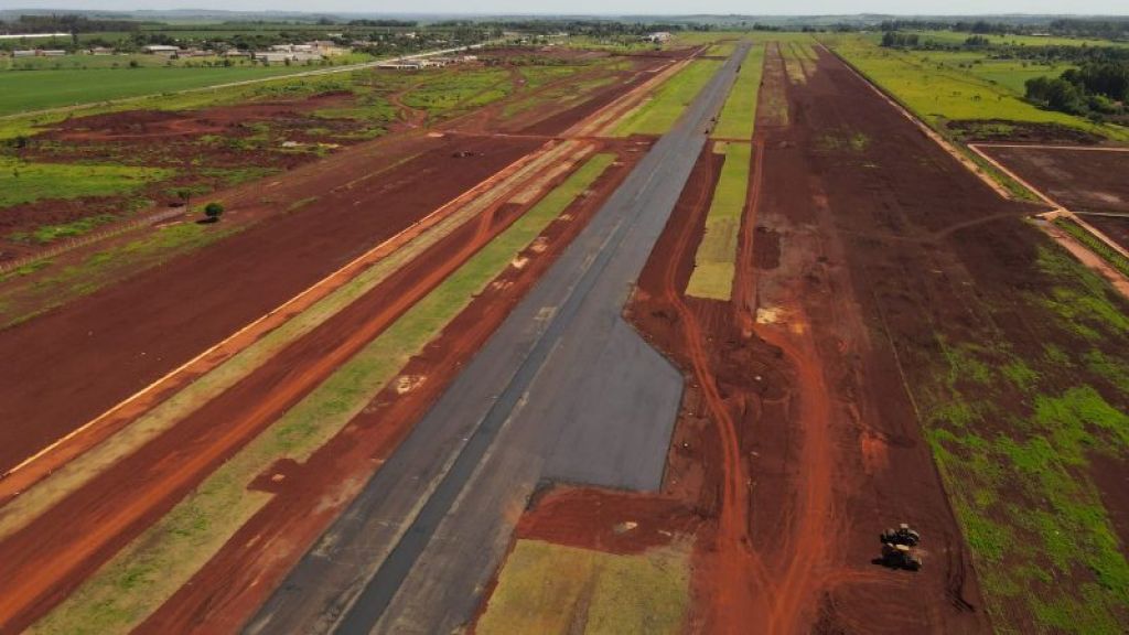 Aeroporto de Dourados está sem operar desde o dia 1º de maio de 2021 (Foto: Arquivo/Prefeitura de Dourados)