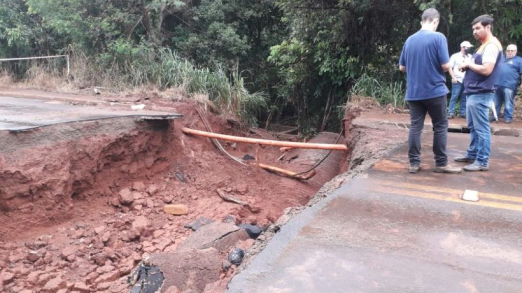 Cratera (Foto: Divulgação/Prefeitura de Dourados)